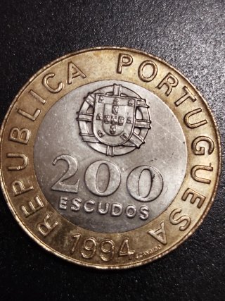 Moneda Conmemorativa Lisboa 94 Capital Europea