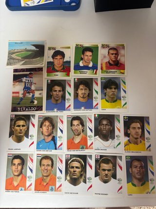 Lote de 18 Cromos de Fútbol