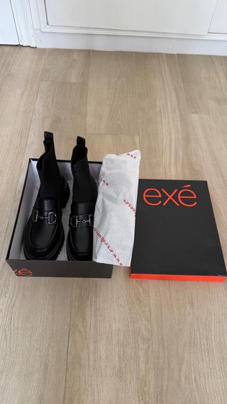 Mocasines calcetín Exe negros NUEVOS