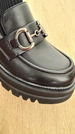 Mocasines calcetín Exe negros NUEVOS