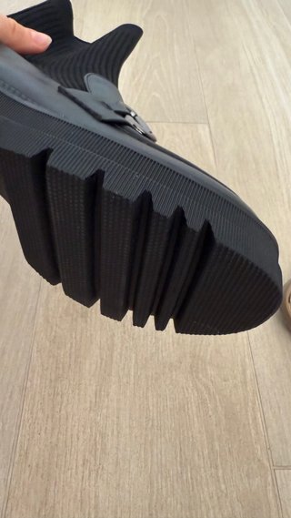 Mocasines calcetín Exe negros NUEVOS