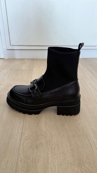 Mocasines calcetín Exe negros NUEVOS