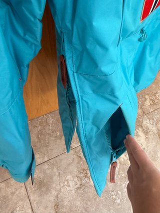 Anorak Geographical Norway azul turquesa