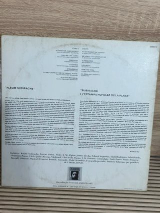 Disco vinilo Subirachs