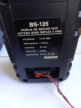 Altavoces FoneStar Negros