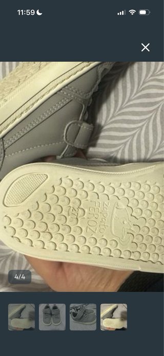 Zapatos Zapato Feroz Gris