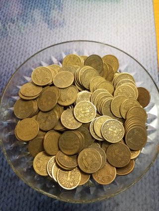 Lote 25 monedas de peseta 1944