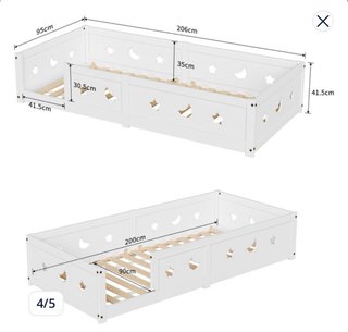 Cama Montessori 90x200cm SIN ABRIR