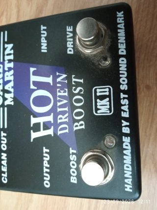 Pedal Carl Martin Hot Drive'n Boost MKII