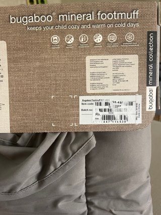 Saco Bugaboo Mineral Collection Nuevo Gris