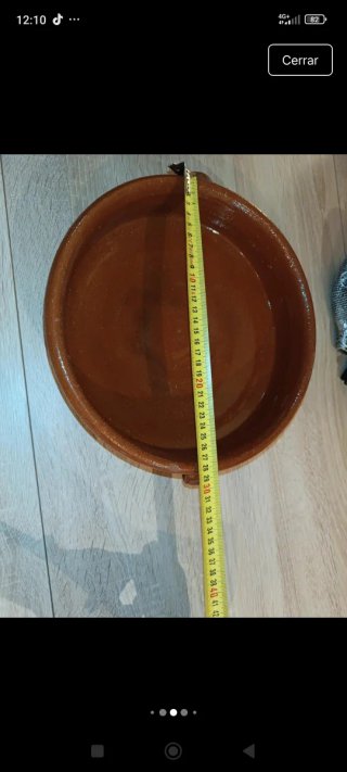 Cazuela de barro 28cm