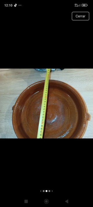 Cazuela de barro 28cm