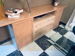 Aparador de madera estilo nórdico 200x47x75