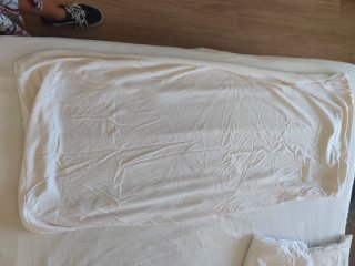 Sábana bajera cuna blanca