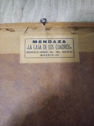 LOTE DE 7 CUADROS ANTIGUOS Y PEQUEÑOS AÑOS 70/80