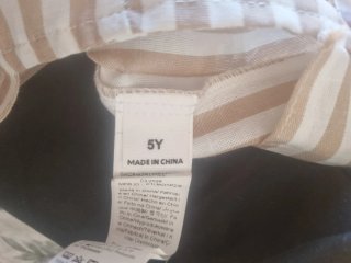 Peto de Rayas para Niño Talla 5 Años