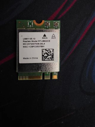 tarjeta de red inalámbrica Realtek RTL8822CE