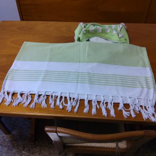 Borsetta e telo mare IRGE a righe