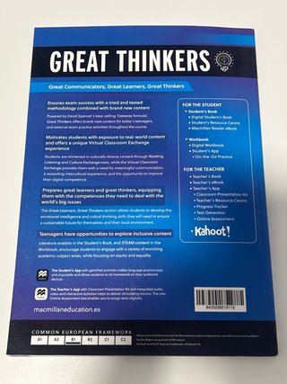 GREAT THINKERS B1 Workbook and Digital NUEVO