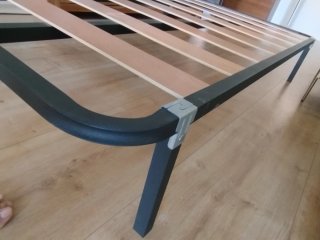 Somier 120x190 cm con patas