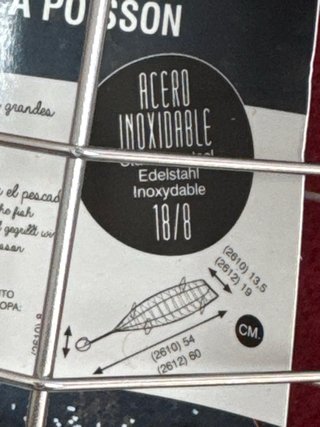 Pack 8 Parrillas para Pescado Besuguera