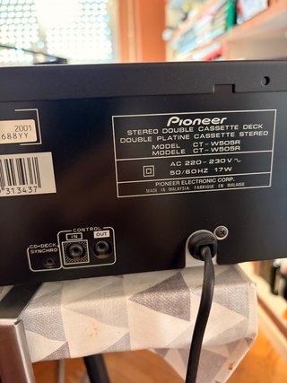 Pioneer CT-W505R Doble Pletina Cassette