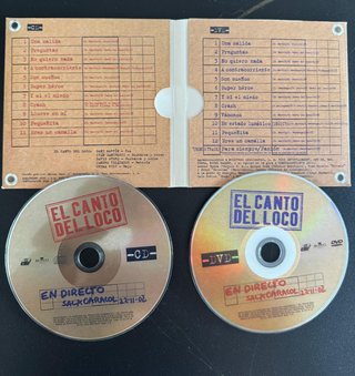 CD+DVD El Canto Del Loco - En Directo
