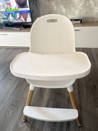 Trona para bebé blanca