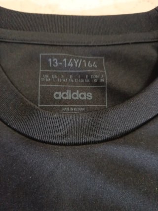 Camiseta Adidas Niños Negra
