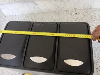 Papelera de Reciclaje con 3 Cubos