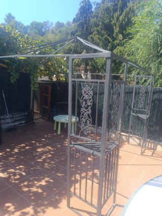 Carpa de jardín de metal Toldo por estrenar