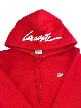 Sudadera Lacoste Roja Talla M