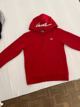 Sudadera Lacoste Roja Talla M