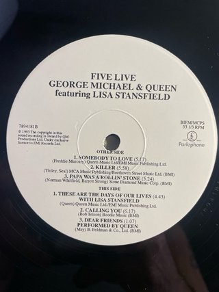 George Michael & Queen 5 Live con Lisa Stansfield