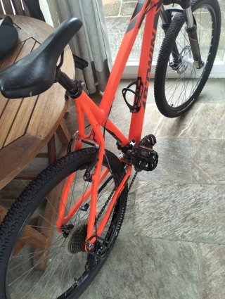 Bicicleta BTT Rockrider Naranja