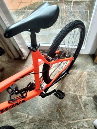 Bicicleta BTT Rockrider Naranja