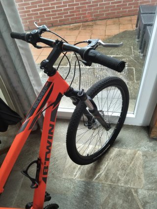 Bicicleta BTT Rockrider Naranja