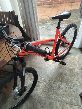 Bicicleta BTT Rockrider Naranja