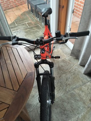 Bicicleta BTT Rockrider Naranja