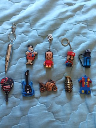 Lote de 10 Pendrives Coleccionables