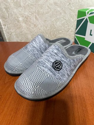 Pantofole Linea Blu Uomo Grigio Tg 42 nuove