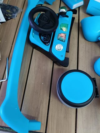 Costway Andador 6 en 1 para Bebés 6-18 Meses Azul