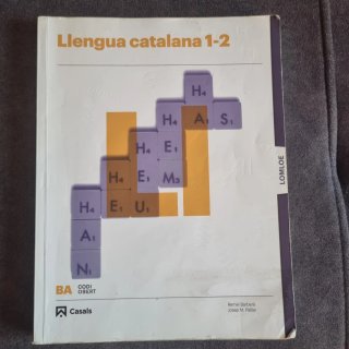 Libro text LLENGUA CATALABA 1-2 Isbn 9758421878620