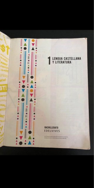 Libro Lengua Castellana y Literatura 1º Bach