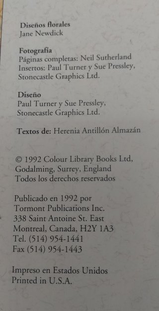 Libro Agenda "Celebraciones" Vintage (1992)