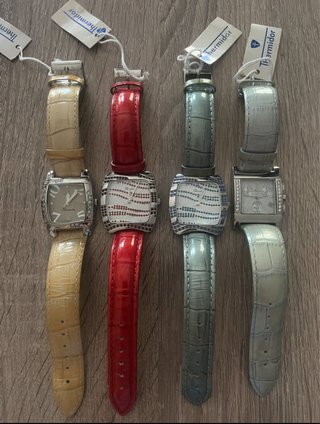 Pack 4 relojes Thermidor nuevos, uno cronógrafo