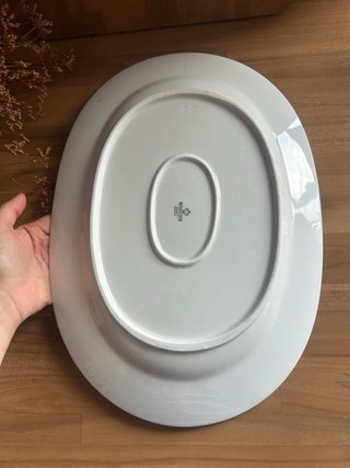 Fuente alargada porcelana Bavaria