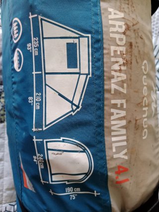 Tienda de Campaña Quechua Arpenaz Family 4.1