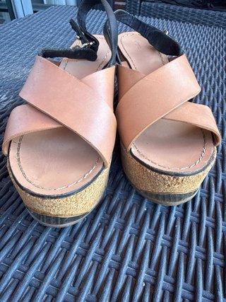 Sandalias de piel Uterqüe 37