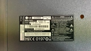 Componentes internos TV LG 42 pulgadas